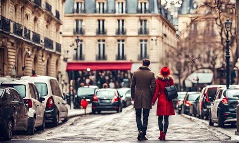 Premium Photo Romantic Couple In Paris On Valentine S Day