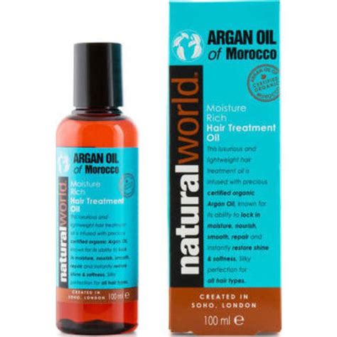 Natural World Argan Oil Of Morroco 100ml • Se Priser 1 Butiker