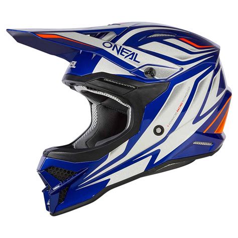 O Neal Series Vertical Motocross Enduro Mtb Helm Blau Wei Oneal