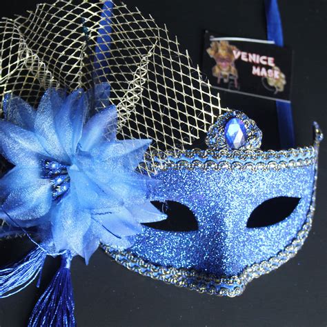 Royal Blue Masquerade Masks