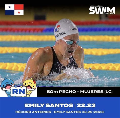 Emily Santos Impone R Cord Nacional En Mundial De Nataci N