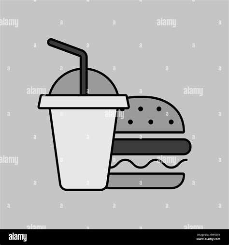 Vector De Hamburguesa Imágenes De Stock En Blanco Y Negro Alamy