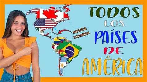 Todos Los Pa Ses Y Capitales De Am Rica Mapa Pol Tico De Am Rica En