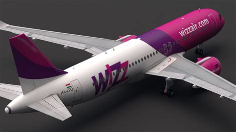 Wizz Air A320 3D 모델 170 dae fbx unknown obj Free3D