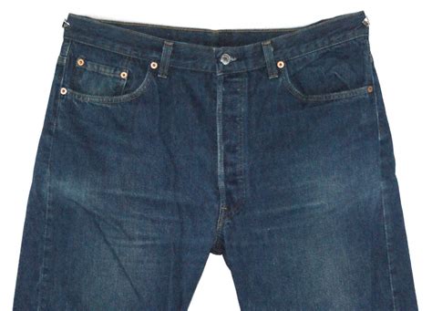 Vintage Levi S Classic Blue Denim Jeans Made In Usa In Size