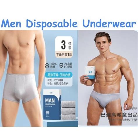 Men Disposable Underwear Men S Travel Boxer Briefs Travel Sterile