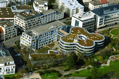 Darmstadt von oben Klinikgebäude der Darmstädter Kinderkliniken