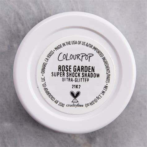 Colourpop Rose Garden Super Shock Shadow Review Swatches