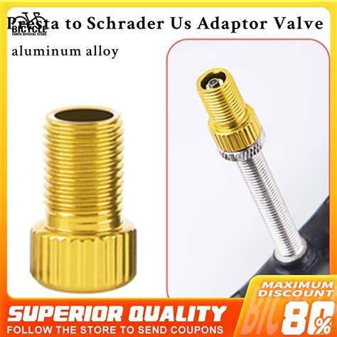 Bike Valve Adapter Presta To Schrader Valve Converter Adapter Mountain