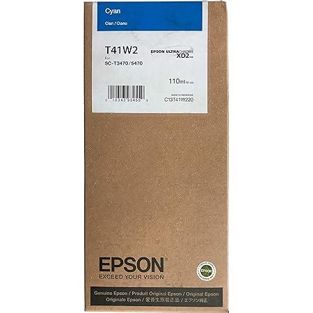 Amazon Epson 110 Ml Black Original Ink Cartridge For