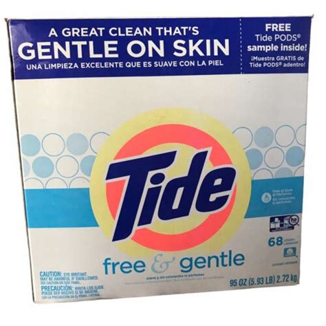 Tide Free Gentle Powder Laundry Detergent Loads New Ebay