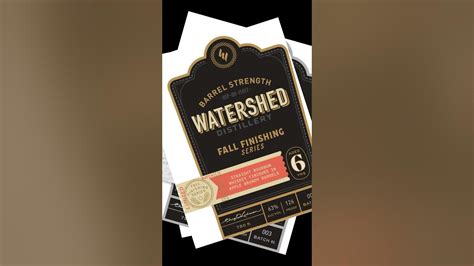 Watershed Distillery Fall Finishing Series Apple Brandy Cask Finish