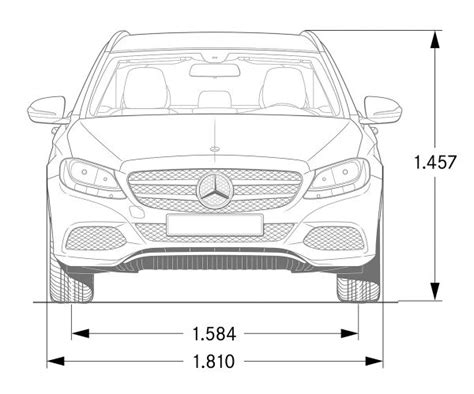 Mercedes Benz C Klasse T Modell S Abmessungen Technische