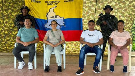 Dejan En Libertad A Secuestrados Por Disidentes De Las Farc Diario Libre