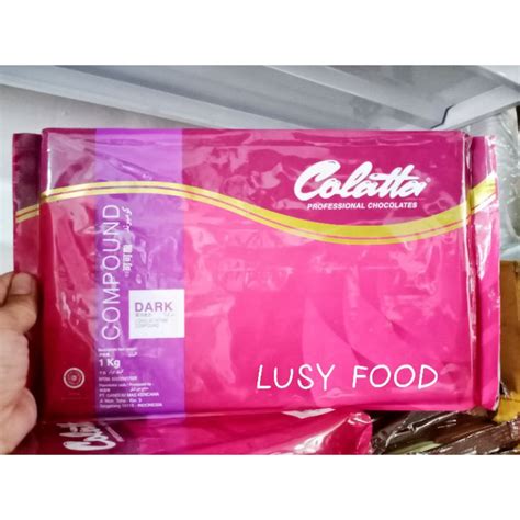 Jual COLATA DARK COKLAT COUMPOUND 1KG Shopee Indonesia