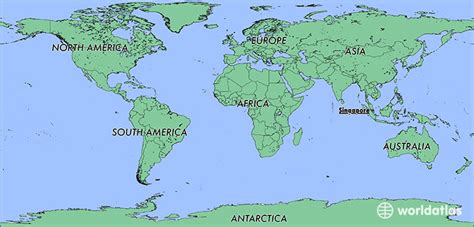 Where Is Singapore Where Is Singapore Located In The World