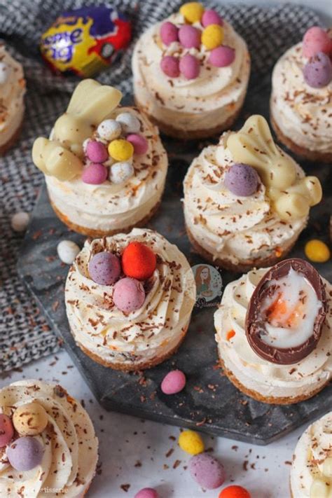 Mini Easter Cheesecakes Janes Patisserie Easter Cheesecake Easter Baking Easter Cakes