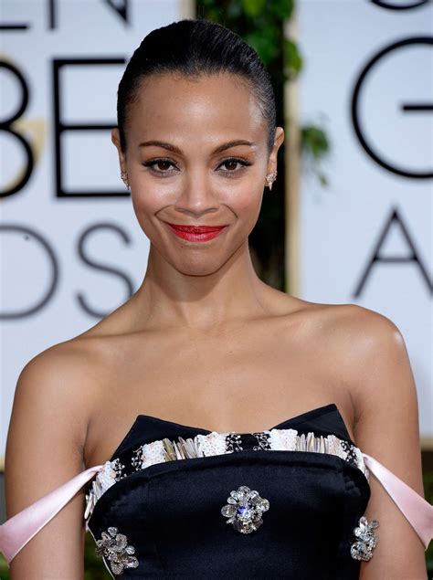 Zoe Saldana Golden Globe 2014 Awards 03 Gotceleb