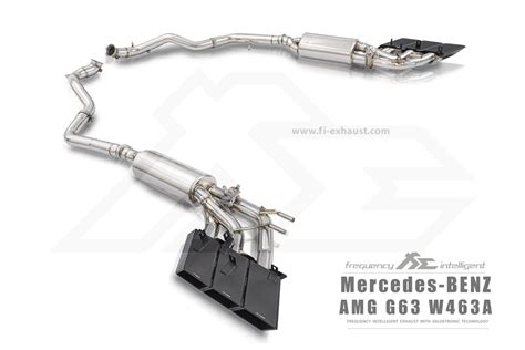 FI Exhaust 2018 2022 Mercedes Benz G63 AMG W463A Valvetronic Exhaust