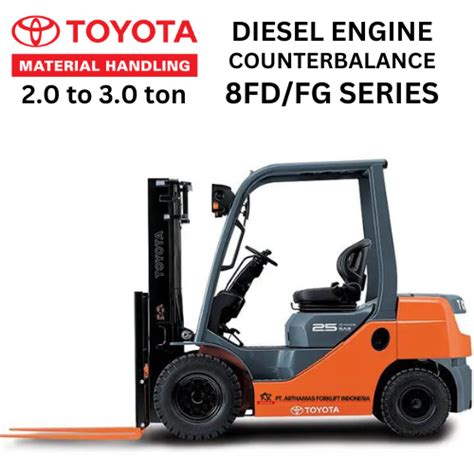 Toyota Forklift 2 5 Ton Model 62 8fd25 Pt Arthamas Forklift Indonesia