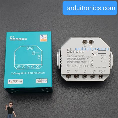 Sonoff Dual R3 WiFi Smart Switch เปด ปด ผาน WiFi ดวยสมารทโฟน 2