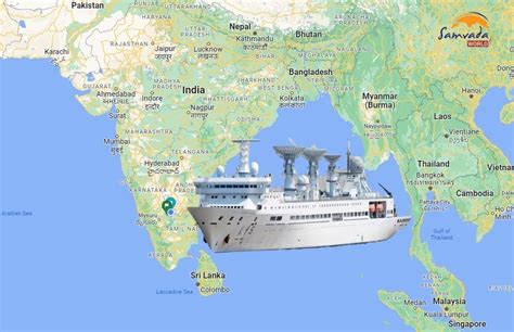 Chinese Spy Ship At Hambantota A Security Nightmare For India