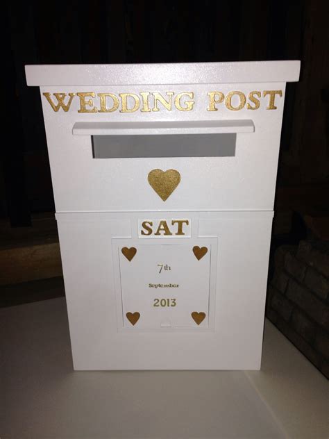 Wedding Post Box Handmade By My Dad Wedding Post Box Wedding