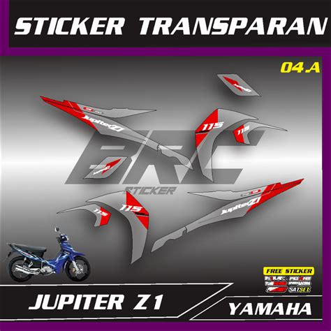 Jual Striping Transparan Yamaha Jupiter Z Sticker Bening Keren Brc