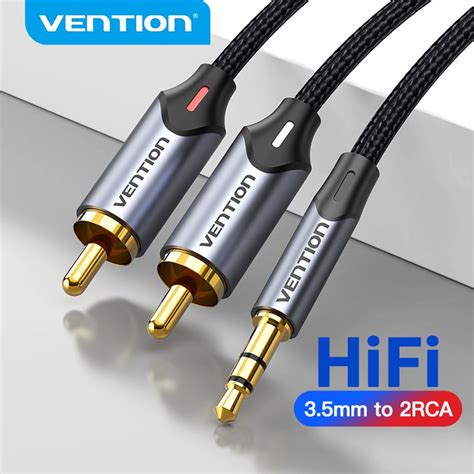 Jual Vention Kabel Audio Jack Mm To Rca Male Speaker Power