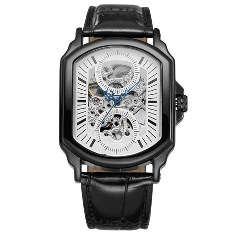 Mgorkina Rvs Waterdichte Heren Skeleton Horloges T Grandado