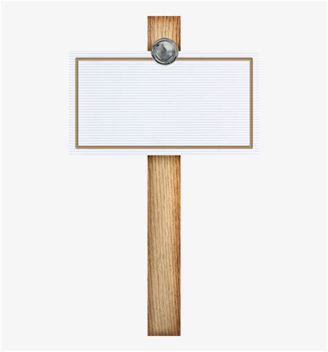 Blank Hanging Sign PNG