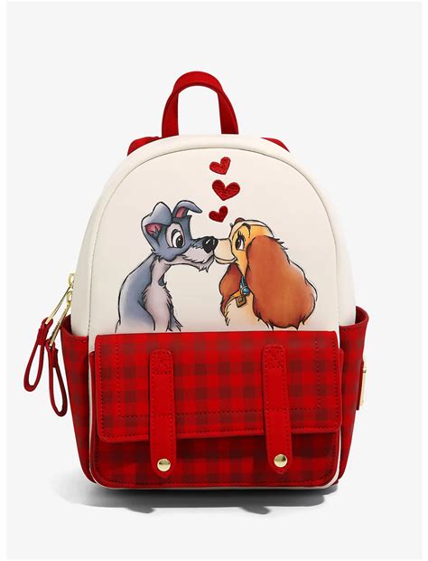 Loungefly Disney Lady And The Tramp Love Plaid Mini Backpack Boxlunch