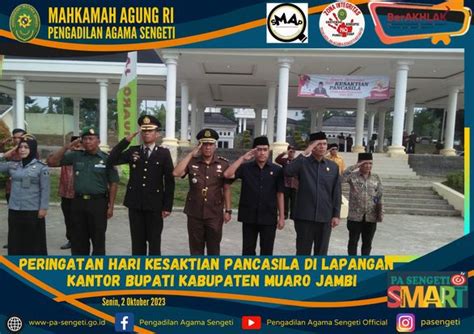 Ketua Pa Sengeti Ikuti Upacara Peringatan Hari Kesaktian Pancasila