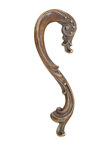 934l Mbr French Court 5cc Cabinet Pull Monticello Brass