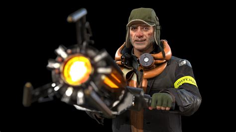 Artstation Russell With Gravity Gun Half Life Alyx