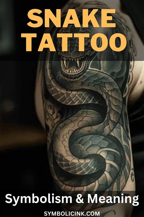 Snake Tattoo Symbolism and Meanings