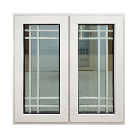 Thermal Break Aluminum Double Glazed Tempered Glass Windows Casement