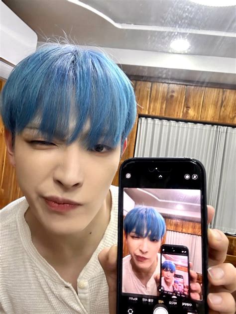 Ateez에이티즈 On Twitter 홍중 나도 했다💙 Ateez 에이티즈