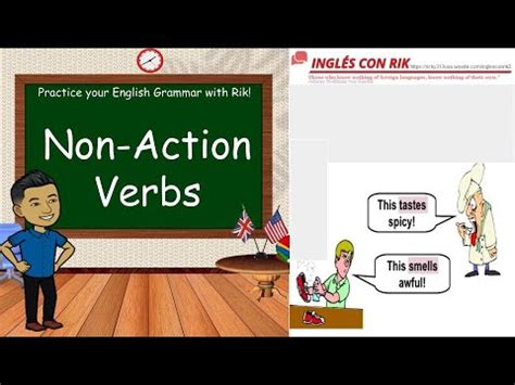 Grammar Tutorial Non Action Verbs English ESL Video Lessons