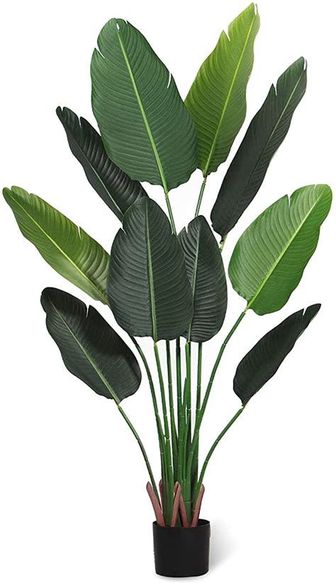 Amazon Artificial Faux Tree Bird Of Paradise Fake Plant Floor