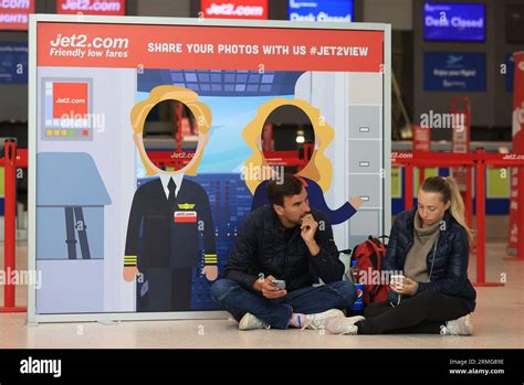 Passengers At Belfast International Airport As Flights To The Uk And