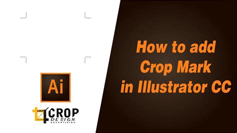 How To Add Crop Marks In Illustrator Cc Youtube