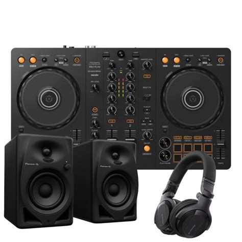 Pioneer DJ DDJ FLX4 HDJ X5 Headphones And VM 80 Speakers Complete DJ