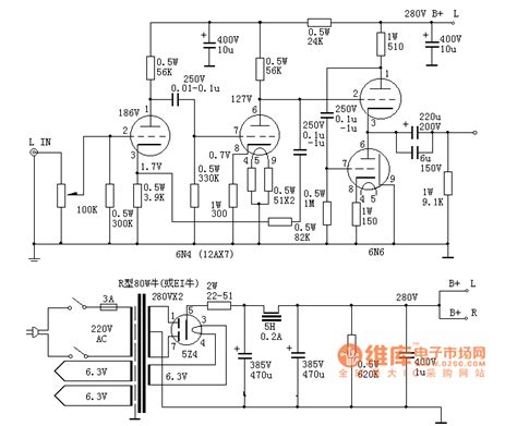 Vacuum Tube Amplifier Circuit Diagram