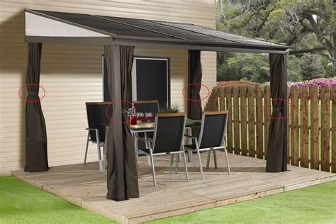 Sojag Portland Aluminum Patio Gazebo And Reviews Wayfair