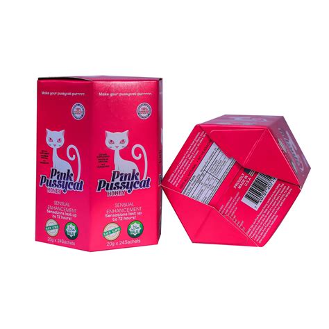 Royal Vip Gold Box Pink Pussycat Honey Female Supplement Honey Sachet