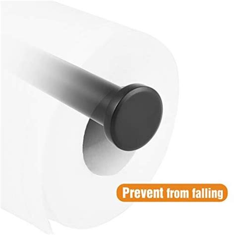 Hitslam Black Toilet Roll Holder Wall Mounted Sus Stainless Steel