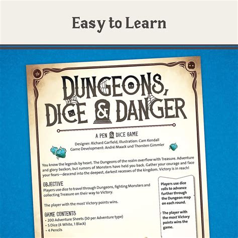 Dungeons Dice Danger A2Z Science Learning Toy Store