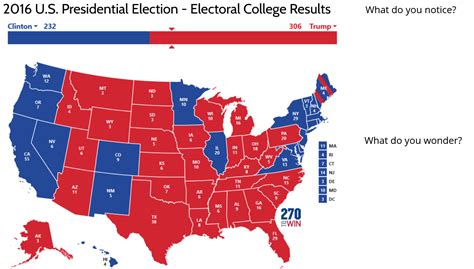 The Popular Vote And Electoral Vote Maps Notice And Wonder Collectedny