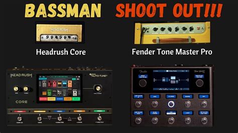 Headrush Vs Tone Master Pro Shootout Bassman Model YouTube